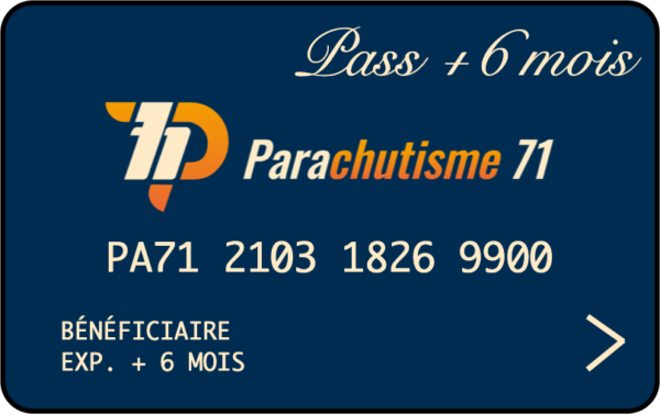 Prolonger un code d'achat Parachutisme71