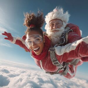 Cadeau de Noël: le saut en parachute en bougogne parachutisme