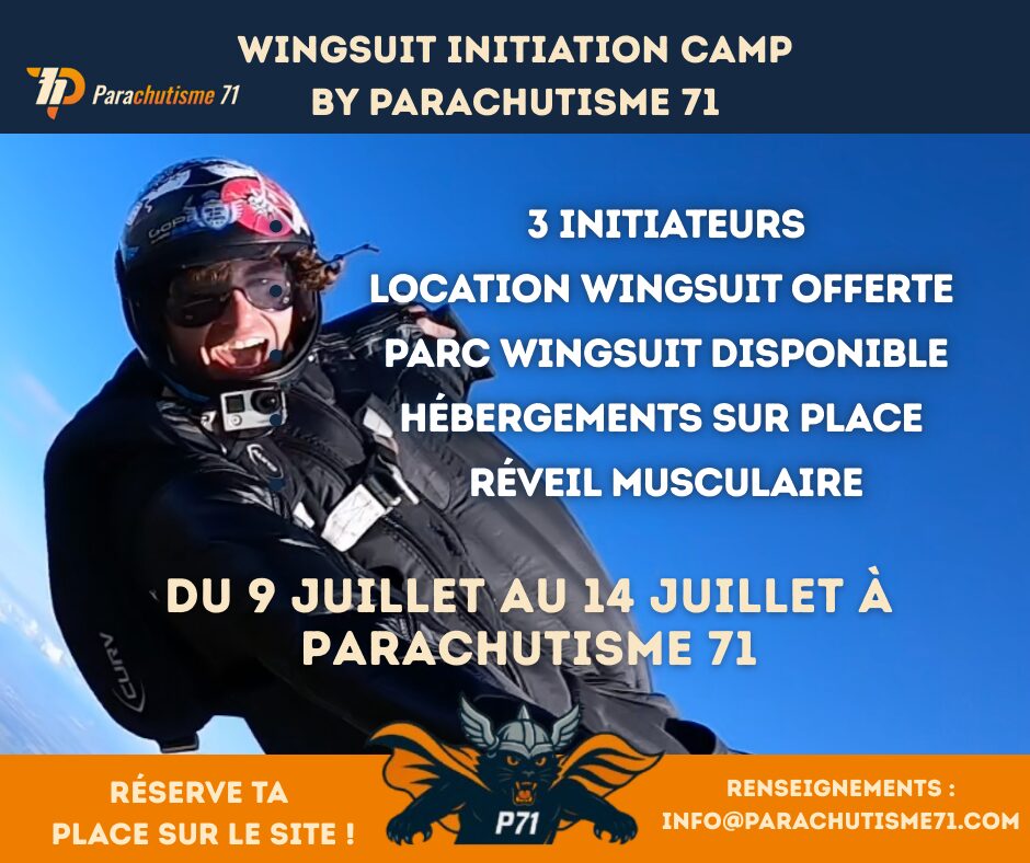 Wingsuit initiation camp