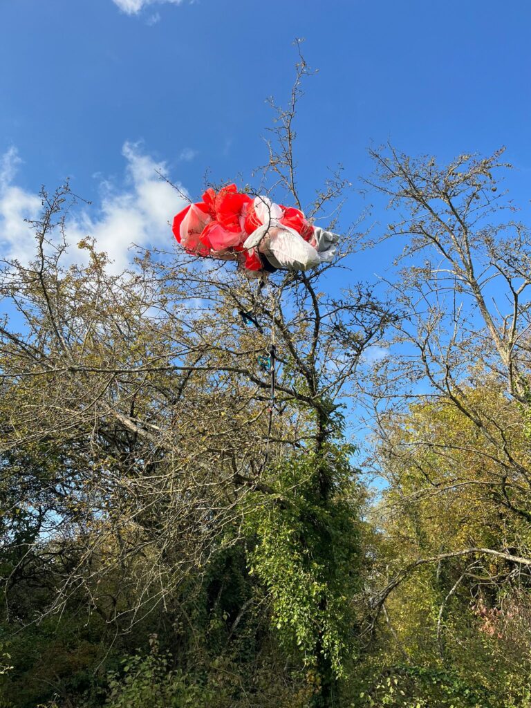 procédure de secours en parachutisme