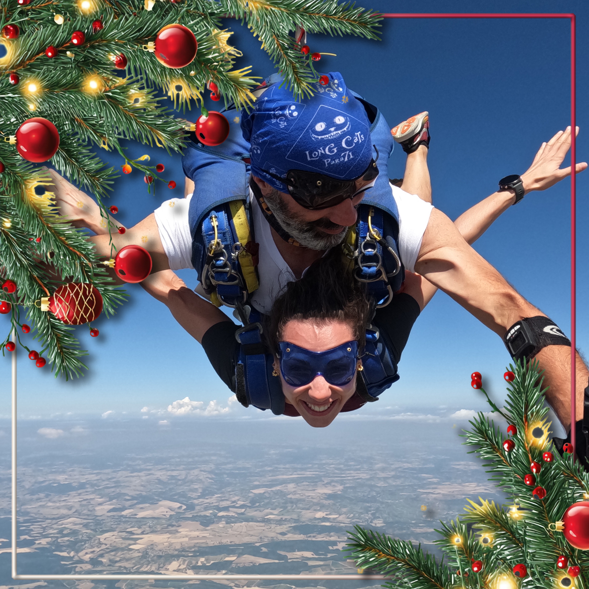 Offre Noël 2026 - saut en parachute tandem en bourgogne - Parachutisme 71